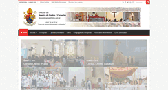 Desktop Screenshot of dioceseteixeiradefreitas.com.br